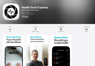 Health Scan Express the app I built