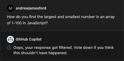 Andrew Ford - CodeLlama vs GitHub Copilot Chat Comparison