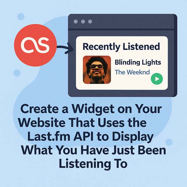 Make a LastFM widget for your website using Serverless functions ...